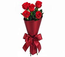 Букет 5 Красных роз Эдлесс Лав в Большой Мартыновке