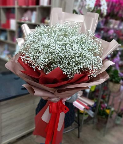 Букет цветов из: Гипсофила в Большой Мартыновке
