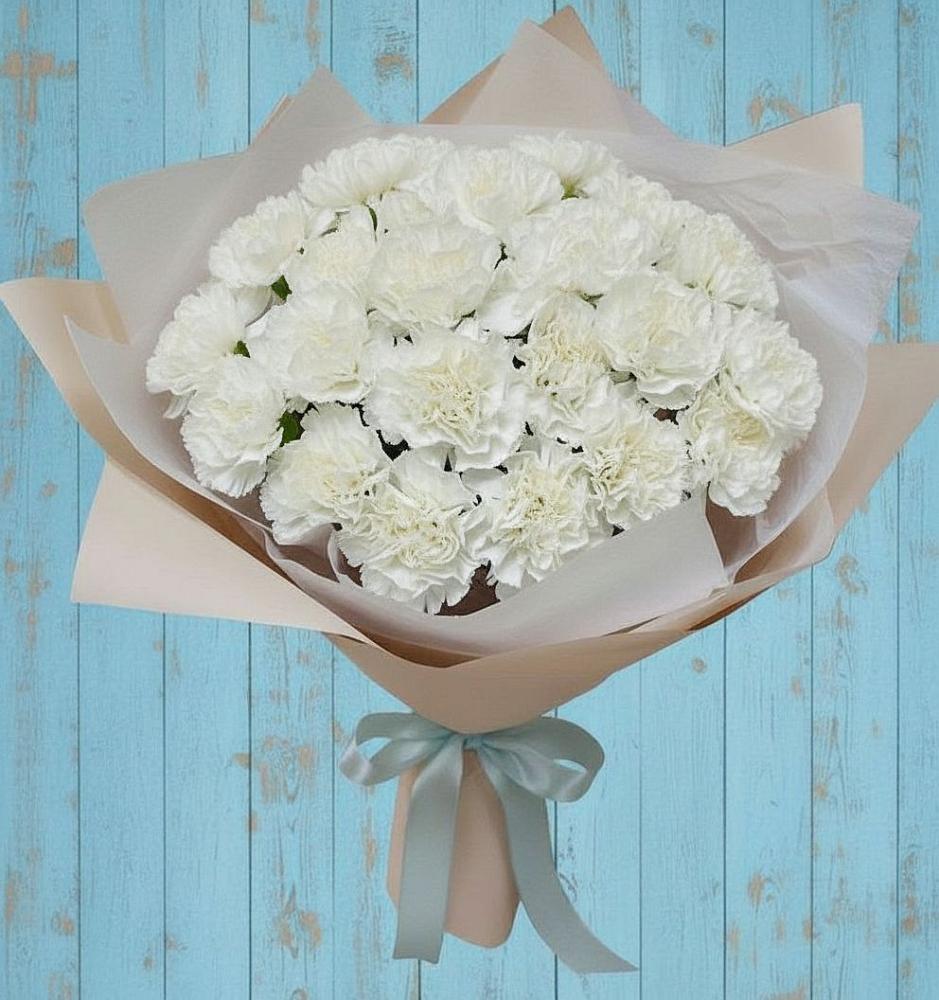 Букет цветов из: Гвоздики в Большой Мартыновке