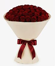 Букет 101 Бордовая роза Блэк Бакарра в Большой Мартыновке