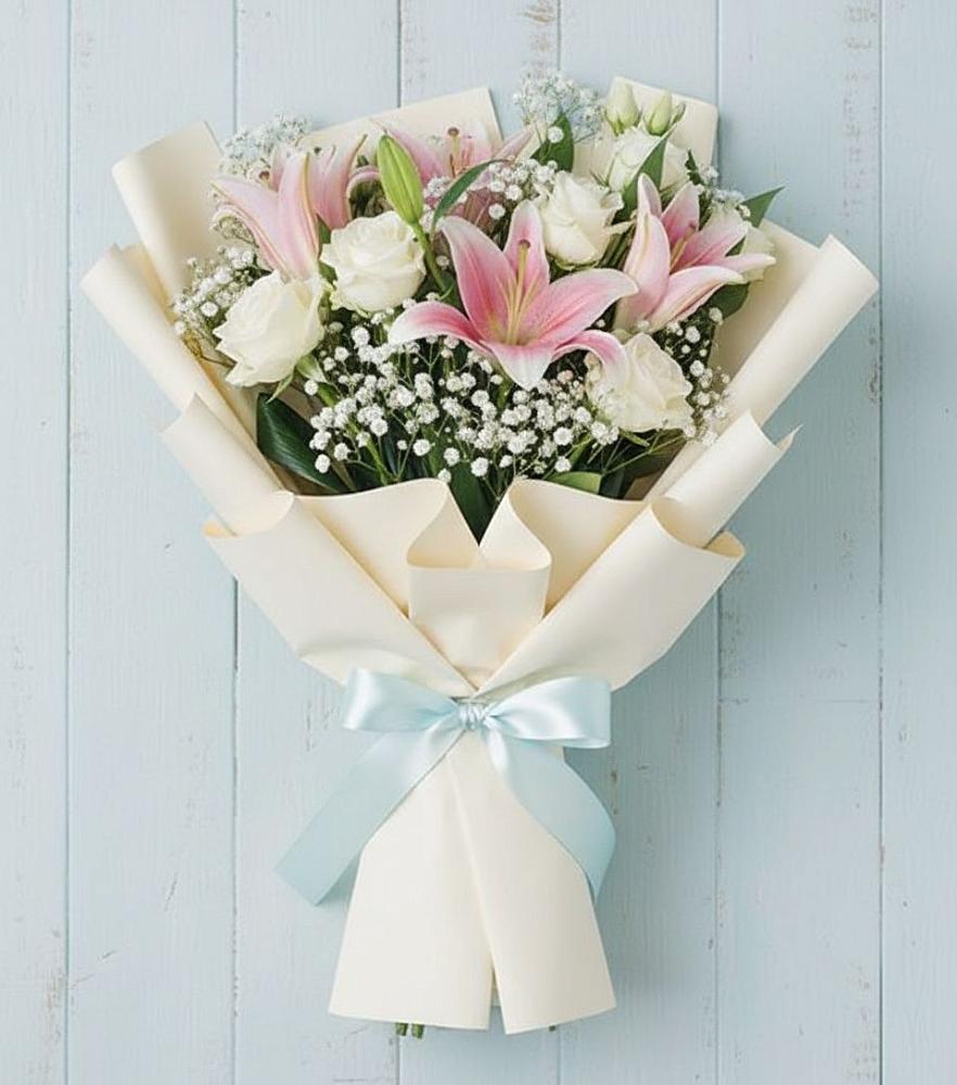 Букет цветов из: Лилии в Большой Мартыновке