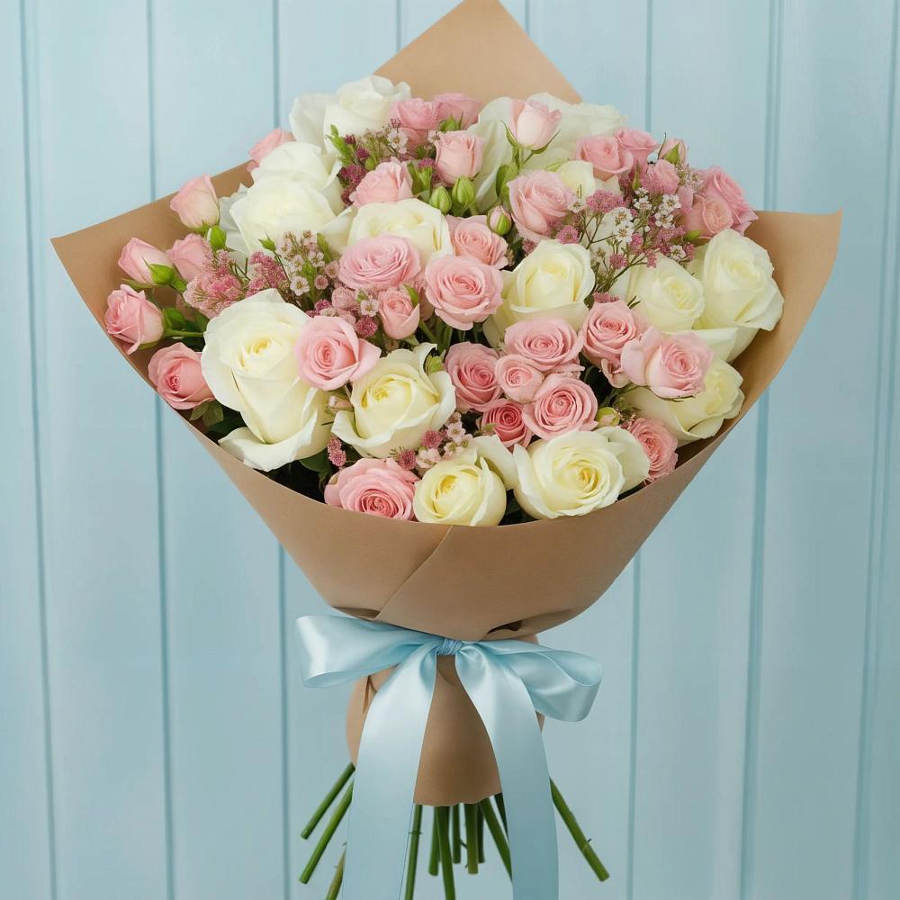 Букет цветов из: Розы в Большой Мартыновке