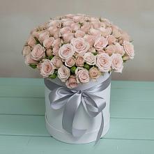 Цветочная композиция из Розы в шляпной коробке #REPLACE_PRED# Большой Мартыновке