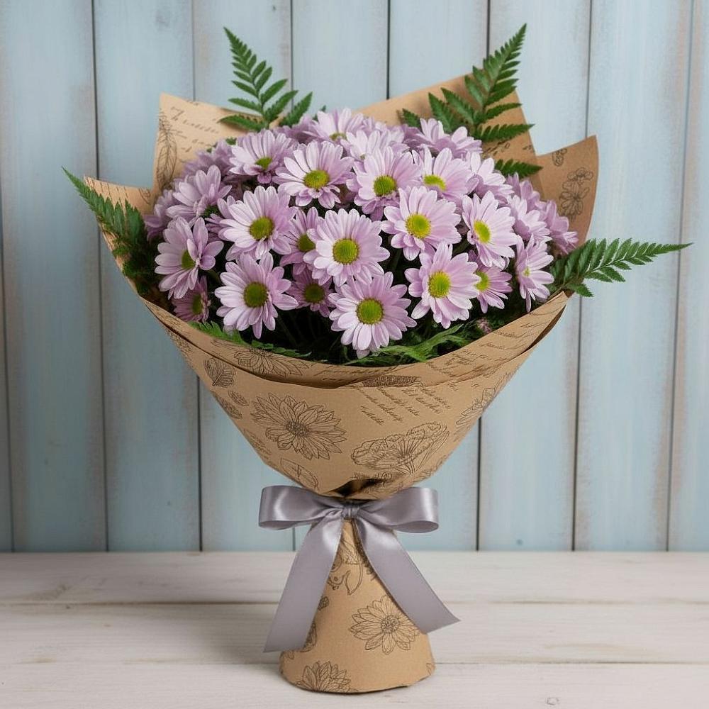 Букет цветов из: Хризантемы в Большой Мартыновке