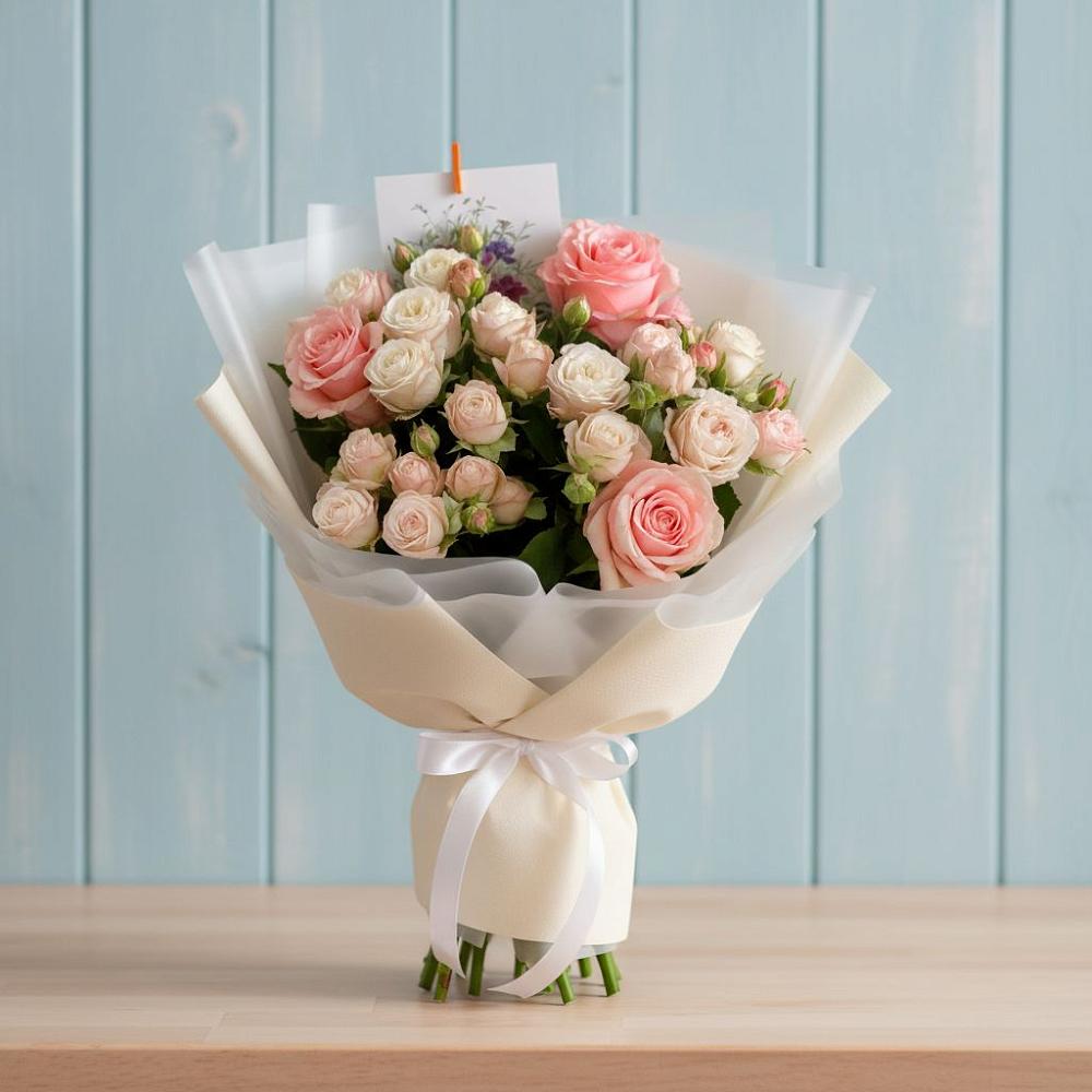 Букет цветов из: Розы в Большой Мартыновке