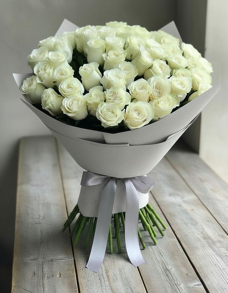 Букет 35 Белых роз в Большой Мартыновке