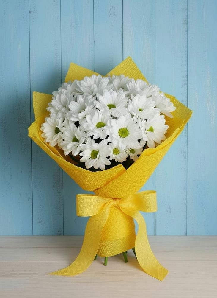 Букет цветов из: Хризантемы в Большой Мартыновке