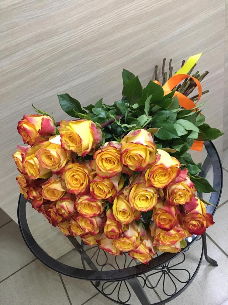 Букет Желтые розы в Большой Мартыновке