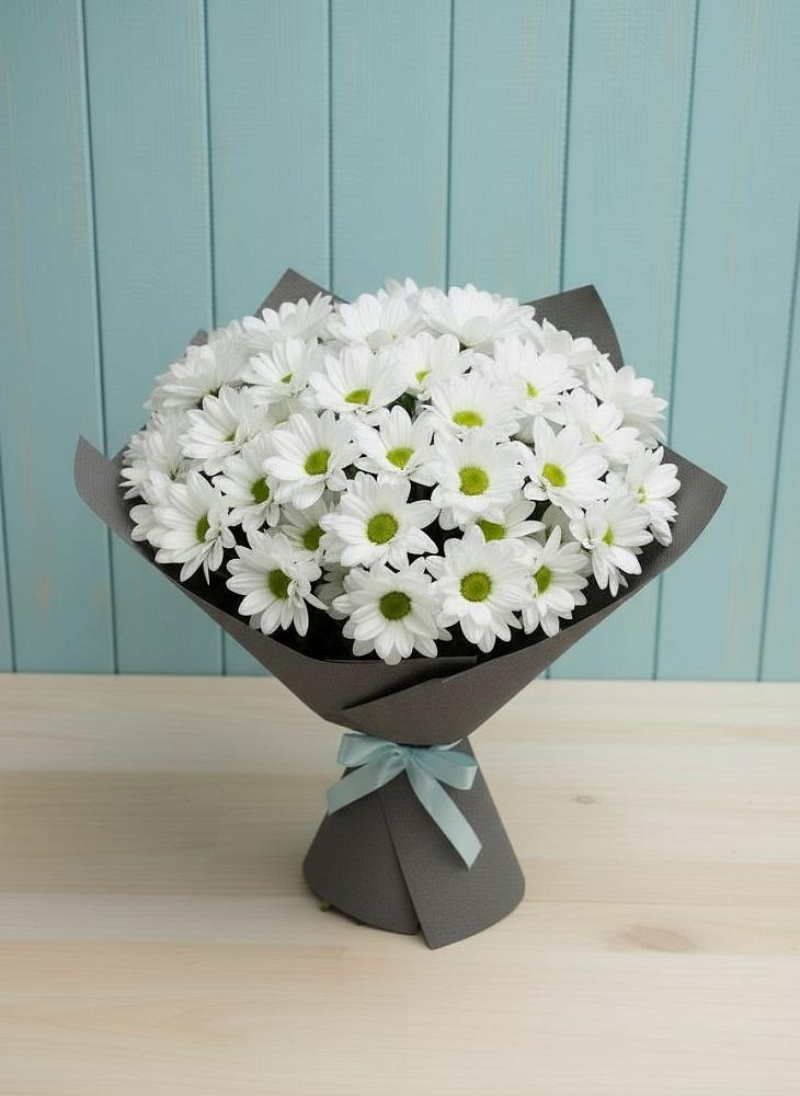 Букет цветов из: Хризантемы в Большой Мартыновке