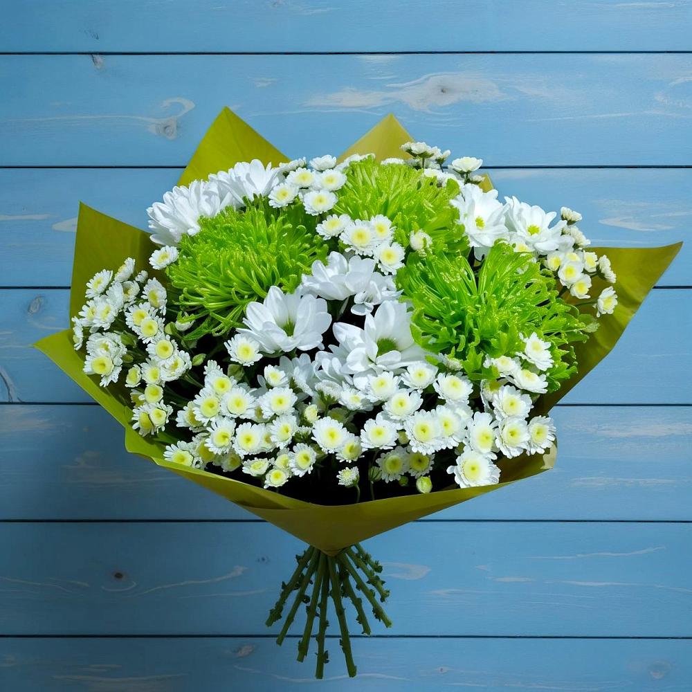 Букет цветов из: Хризантемы в Большой Мартыновке