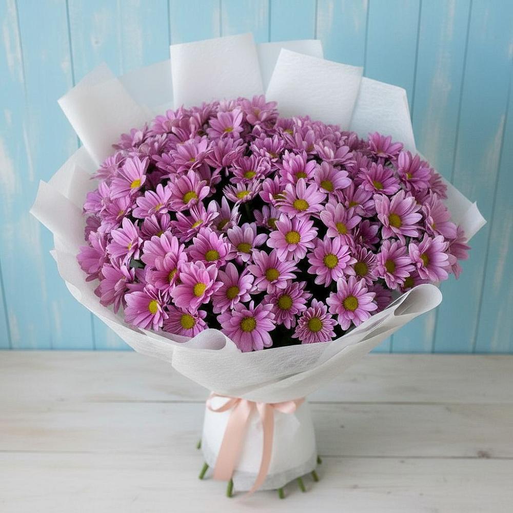 Букет цветов из: Хризантемы в Большой Мартыновке