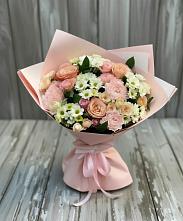 Букет цветов из:  Гвоздики, Розы и Хризантемы #REPLACE_PRED# Большой Мартыновке