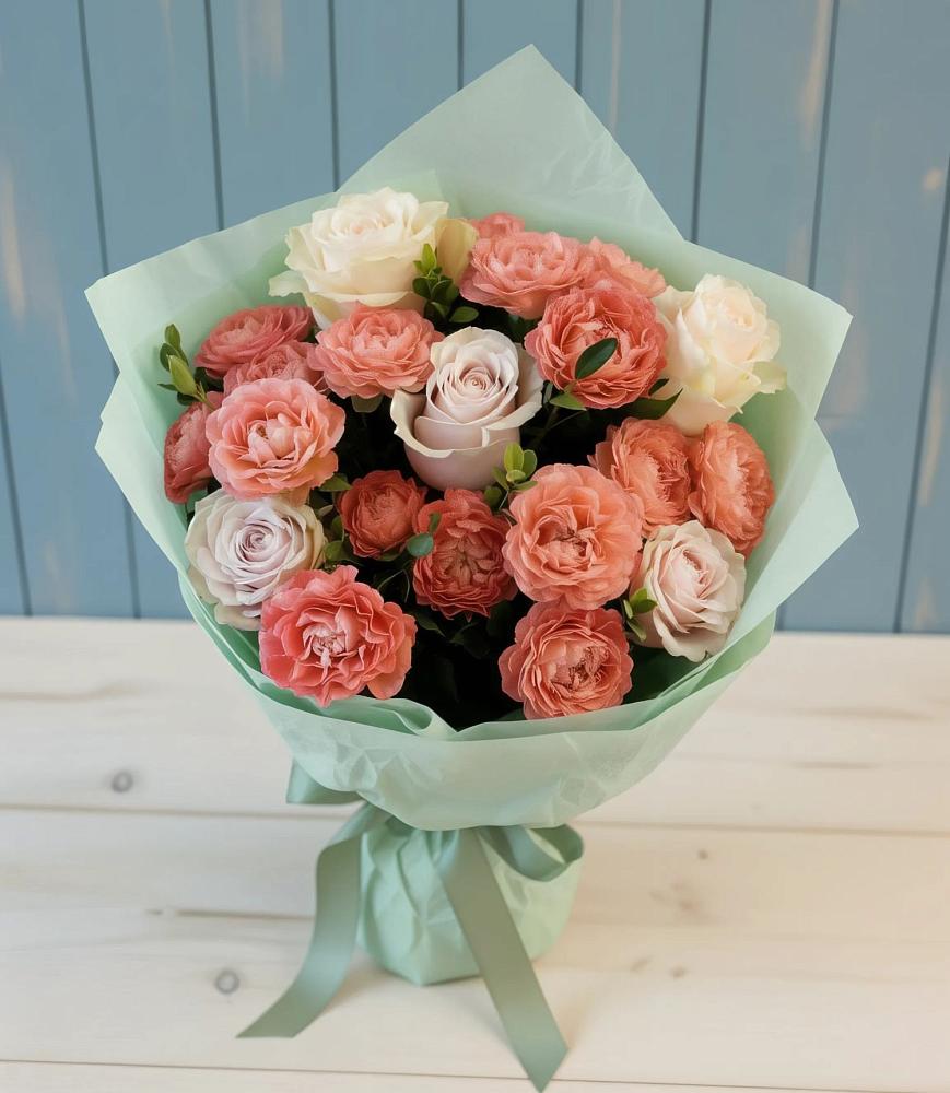 Букет цветов из: Розы в Большой Мартыновке