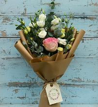 Букет цветов из:  Розы и Лизиантусы #REPLACE_PRED# Большой Мартыновке
