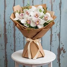 Букет цветов из:  Орхидеи и Розы в Большой Мартыновке